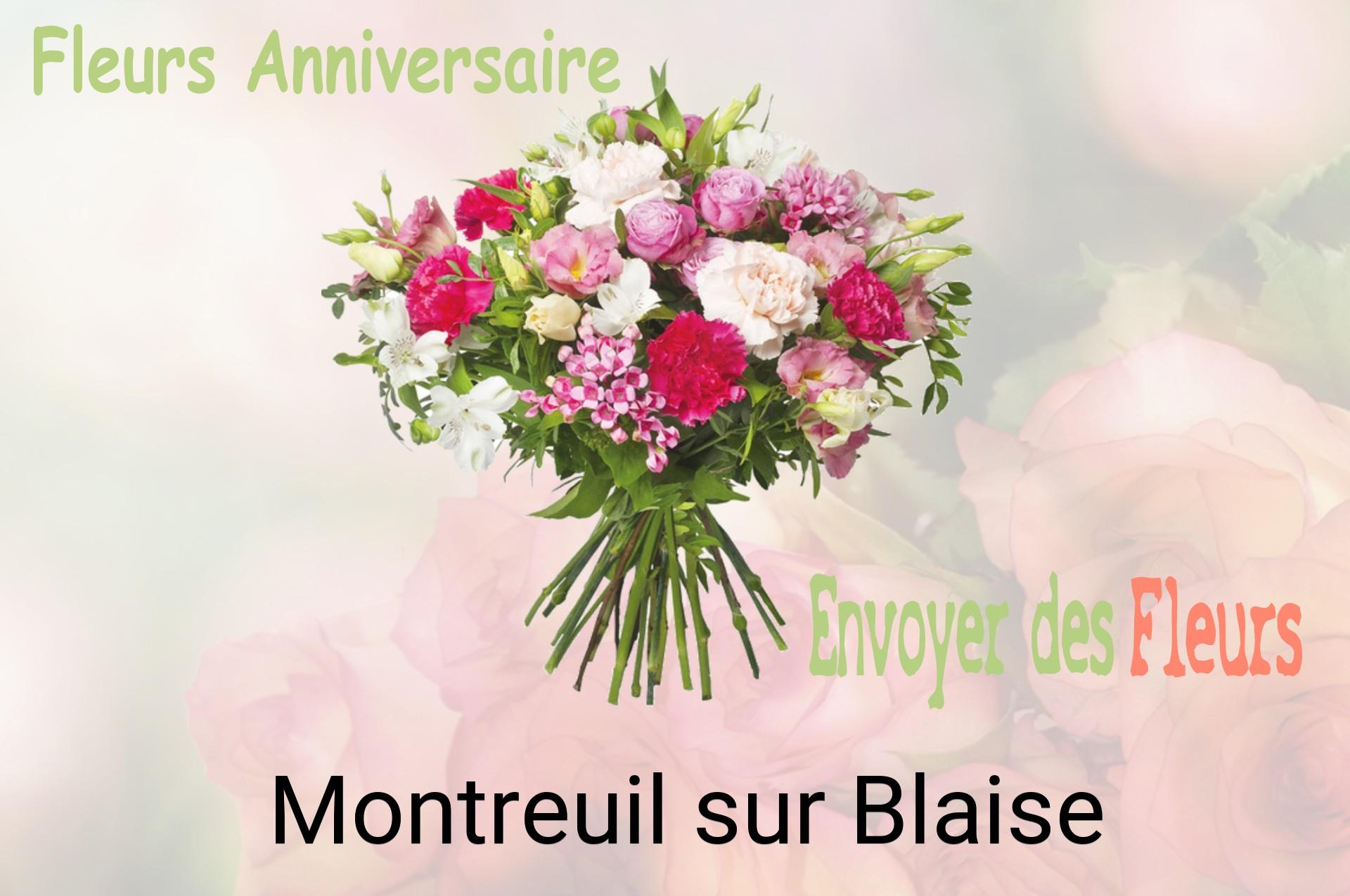 Bouquet de fleurs d’anniversaire livré à Montreuil-sur-Blaise